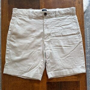 J. Crew Tan Flat Front Shorts Versatile Cotton Twill